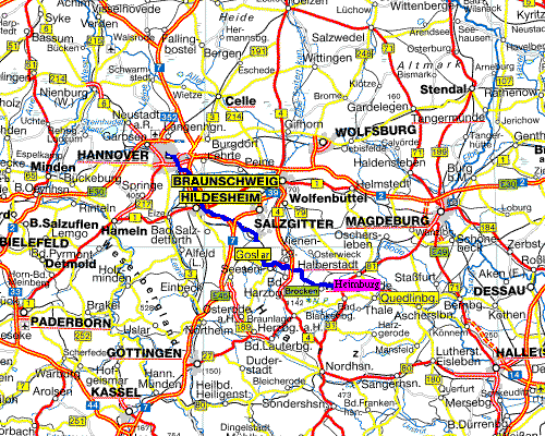 Heimburg between Hannover and Halle