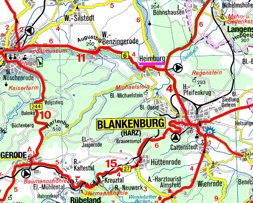 Heimburg between Benzingerode and Blankenburg